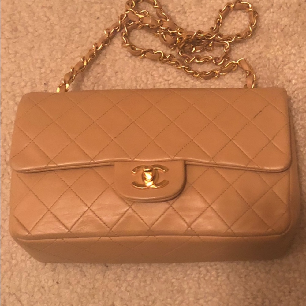 Authentic Chanel vintage double flap bag